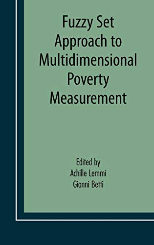 Fuzzy set approach to multidimensional poverty measurement.