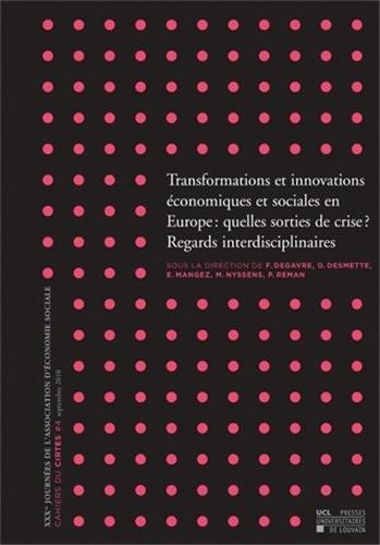 Transformations et innovations économiques et sociales en Europe