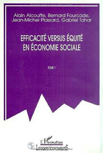 Efficacité versus équité en économie sociale. XXe journées de l'AES (Association d'économie sociale).