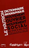 Le Maitron : dictionnaire biographique, mouvement ouvrier, mouvement social. Période 1940-1968. De la seconde guerre mondiale à mai 1968. Tome 12. Tc-Z