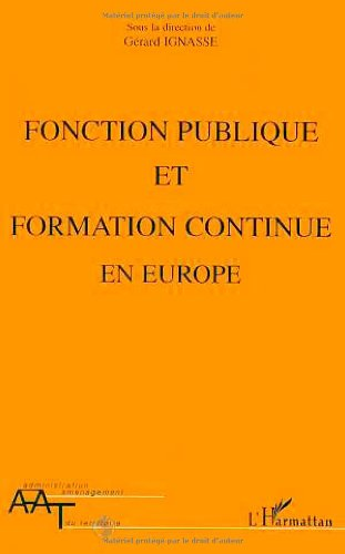 Fonction publique et formation continue en Europe.