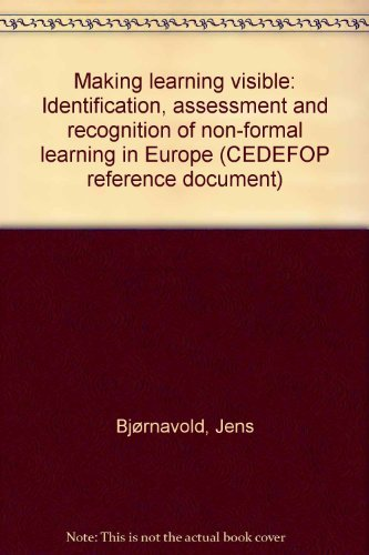 Making learning visible. Identification, assessment and recognition of non-formal learning in Europe.