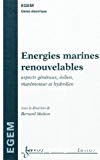 Énergies marines renouvelables
