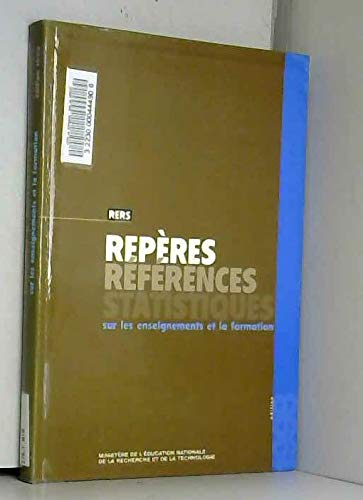 RERS. Repères et références statistiques sur les enseignements et la formation. Edition 1998.