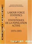 Statistiques de la population active 1973-1993.