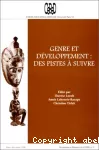 Genre et développement : des pistes à suivre. Textes d'une rencontre scientifique à Paris (11-12 juin 1996).