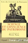Science et conscience du patrimoine. Entretiens du Patrimoine. Théâtre national de Chaillot. Paris, 28, 29 et 30 novembre 1994.