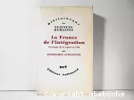 La France de l'intégration. Sociologie de la nation en 1990.