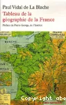 Tableau de la géographie de la France.