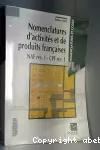 Nomenclatures d'activités et de produits françaises NAF rév.1 - CPF rév.1.