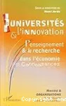 Les universités et l'innovation : l'enseignement et la recherche dans l'économie des connaissances.
