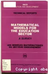 Mathematical models for the education sector.