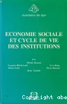 Économie sociale et cycle de vie des institutions