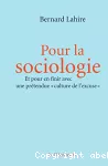 Pour la sociologie
