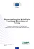 Measuring Learning Mobility in Vocational Education and Training