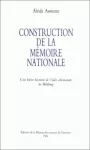 Construction de la mémoire nationale. Une brève histoire de l'idée allemande de Bildung.