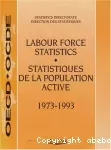 Statistiques de la population active 1973-1993.