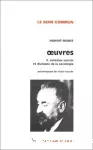 Oeuvres. Vol. 3 : Cohésion sociale et divisions de la sociologie.