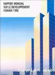 Rapport mondial sur le développement humain 1998.