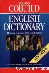Collins Cobuild. English dictionary. Healping learners with real English.