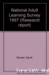 National adult learning survey 1997.