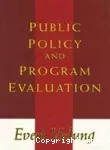 Public policy and program evaluation.