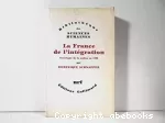 La France de l'intégration. Sociologie de la nation en 1990.