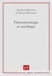Phénoménologie et sociologie.