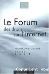 Le forum des droits sur l'internet. Premier rapport d'activité année 2002.