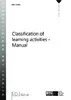 Classification of learning activities. Manual. CLA