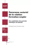 Panorama sectoriel de la relation formation-emploi : une exploitation des portraits statistiques de branche.