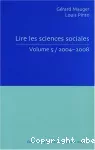 Lire les sciences sociales, (1997-2004) - Volume 4