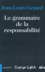 La grammaire de la responsabilité