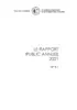 Rapport public annuel de la Cour des comptes - 2021