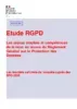 Etude RGPD - Les enjeux emplois et compétences de la mise en oeuvre du Règlement Général sur la Protection des Données